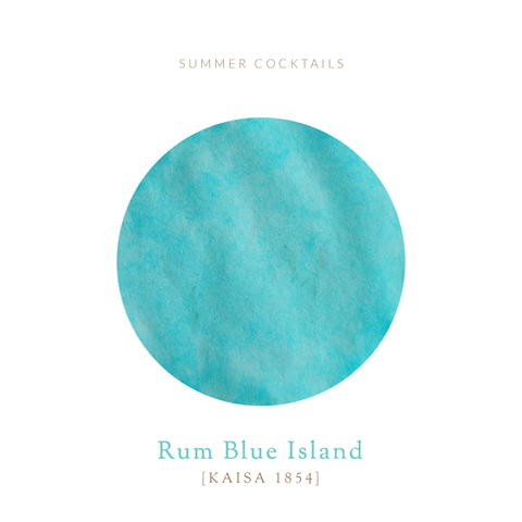 Vinta Inks Rum Blue Island [Kaisa 1850] - 30 mL Bottled Ink